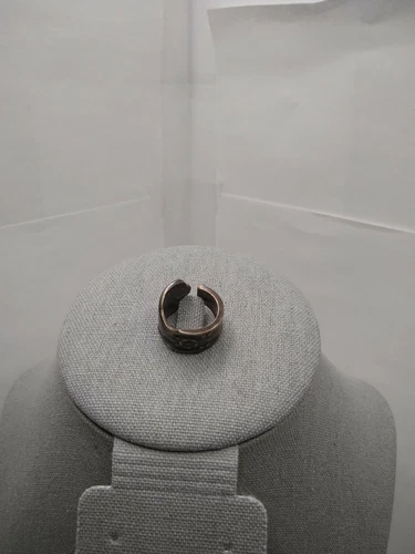 Unbranded - Vintage Metal Costume Jewelry Adjustable Ring - 5.5