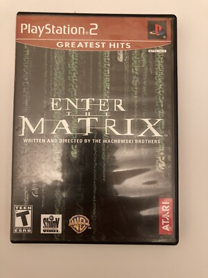 Enter the Matrix (Sony PlayStation 2, 2003) Cib Complete And Tested Fast Ship