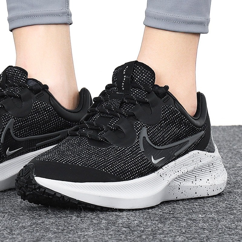 NIKE AIR ZOOM WINFLO 8 Shield DC3730001 Black/Grey Women's Casual