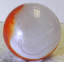 16556m Large .99 Inches Vintage Akro Agate Corkscrew Shooter Marble