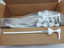 24 Pcs- 1 Gallon Hand Pump Dispenser 38/400 Heavy Duty - 1/8oz Pump 11" Dip Tube