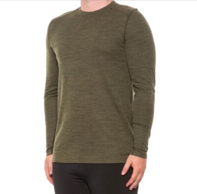 Terramar Woolskins 2.0 Base Layer Top - UPF 50, Merino Wool, Long