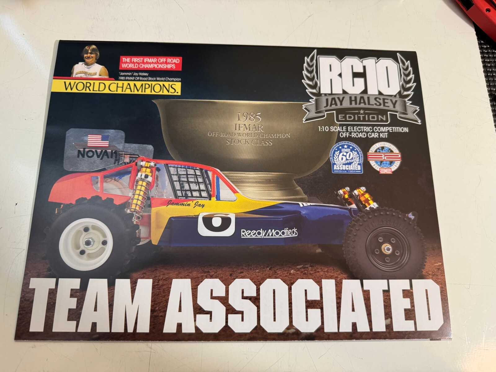 ASC6008 TEAM ASSOCIATED RC10 VINTAGE JAY HALSEY ED. BUGGY INSTRUCTION MANUAL