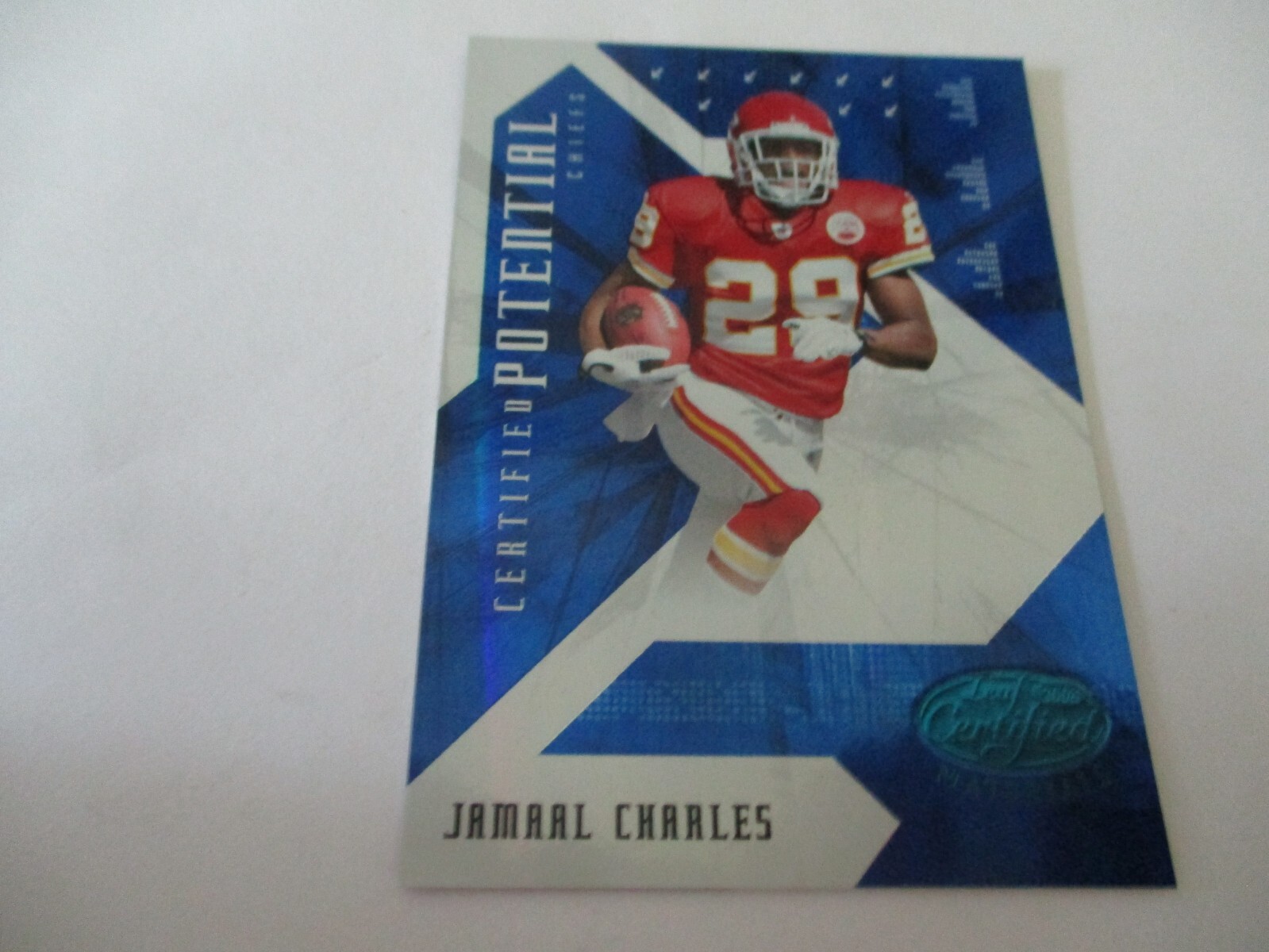 Jamaal Charles Leaf Certified Materials Certified Potential #CP9 Blue