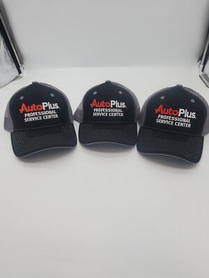 3 NEW Auto Plus Professional Service Centers Hat Black Adjustable Adult