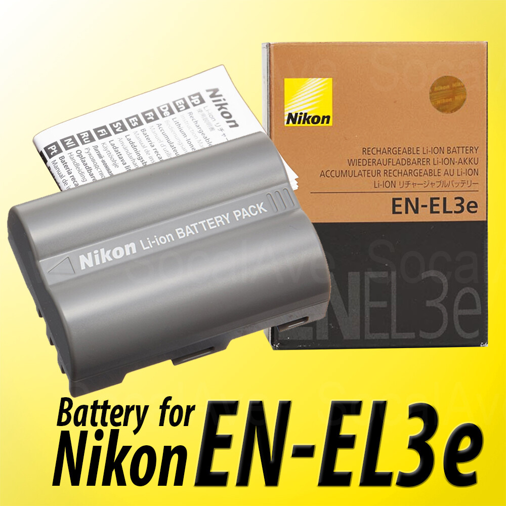 Electrónica Baterías EN-EL3,EN-EL3e bateria de Repuesto 2000mAh Pila reemplazo s