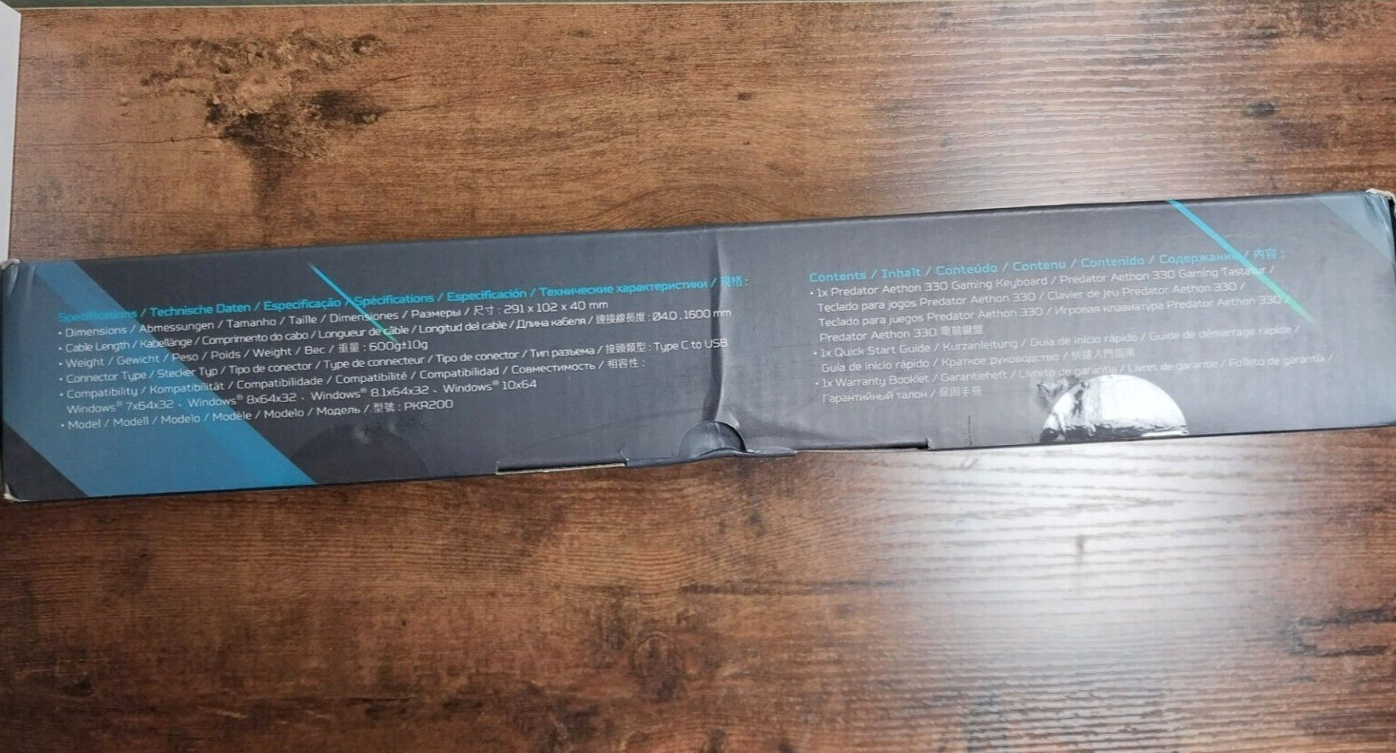 Acer Predator Aethon 330 Gaming Keyboard 100% Anti-Ghosting with N-Key Rollover