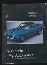 D & R Classic Automotive Catalog 1998 Camaro Book Complete Source for Car Parts