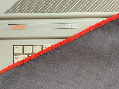 Atari 800XE/65XE/130XE dust cover - graphite grey cotton canvas