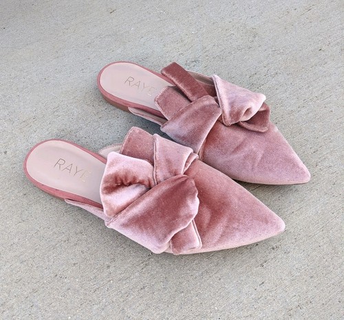 pink pointed mules