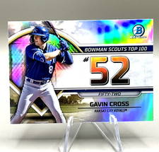2023 Bowman Scouts Top 100 #BTP-52 Gavin Cross - Kansas City Royals