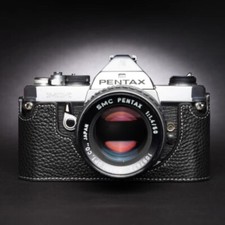 Genuine Leather Half Camera Case Bag Cover Handmade For Pentax MX Film Camera