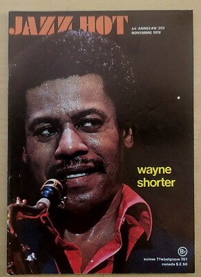 FRANZÖSISCHES MAGAZIN JAZZ HOT Nr. 355 Wayne Shorter November 1978 in sehr gutem Zustand!