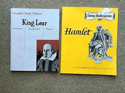 King Lear: Complete Study Edition (Cliffs Notes) + Hamlet: (Living Shakespeare)