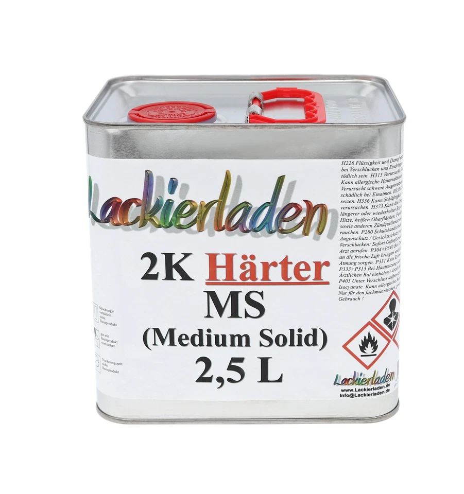 SET 2K MS Klarlack 2:1 inkl. Härter normal 7,5 L | 5,0 L Klarlack 2,5 L Härter - Bild 3 von 4