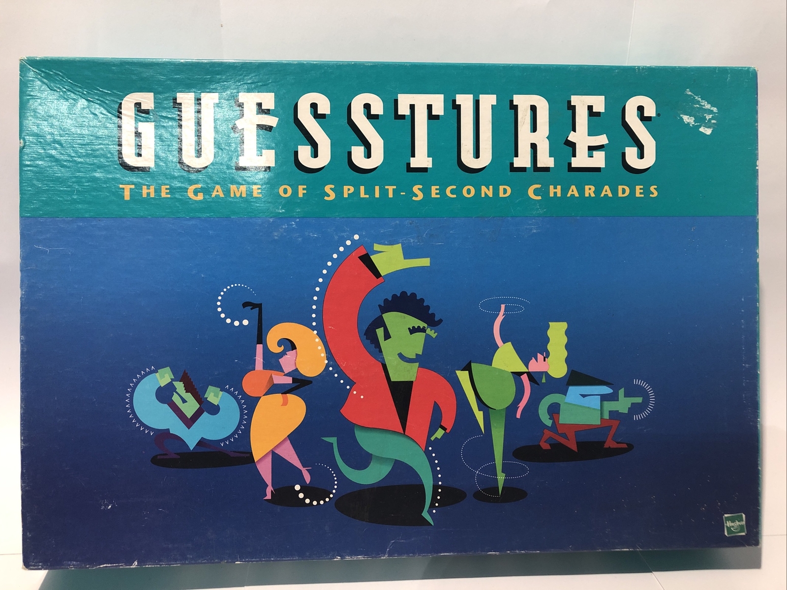 Milton Bradley Guesstures Game of SplitSecond Charades 1999 Vintage