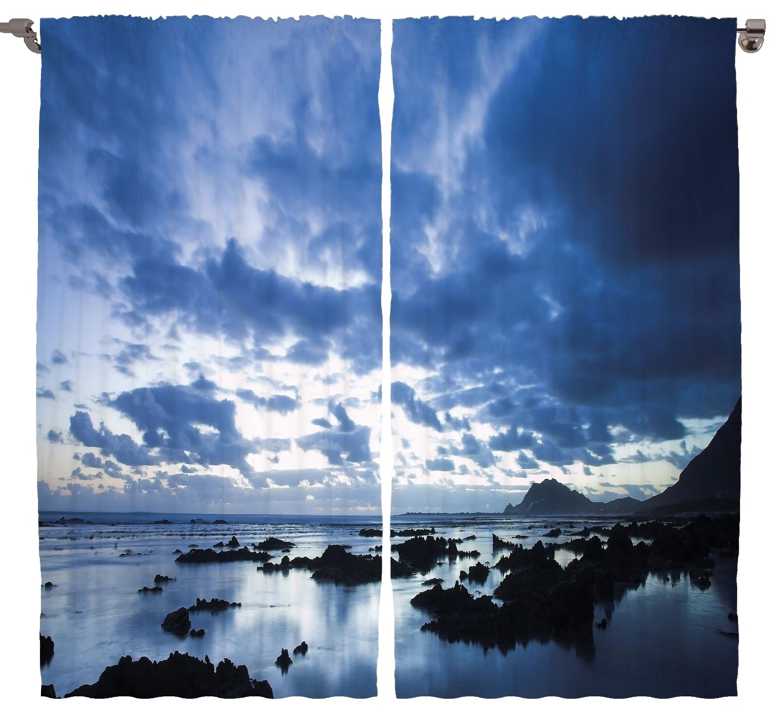 Pictorial Nautical Window Curtains & Drapes