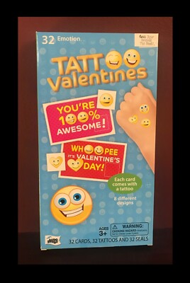 Mello Smello 32 EMOTION TATTOO VALENTINES NIB EMOJI
