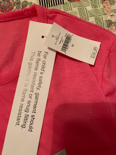 Gap Kids - Girls Long Sleeve Pajama Sleepshirt - Size 12 - New with Tags - Picture 4 of 4
