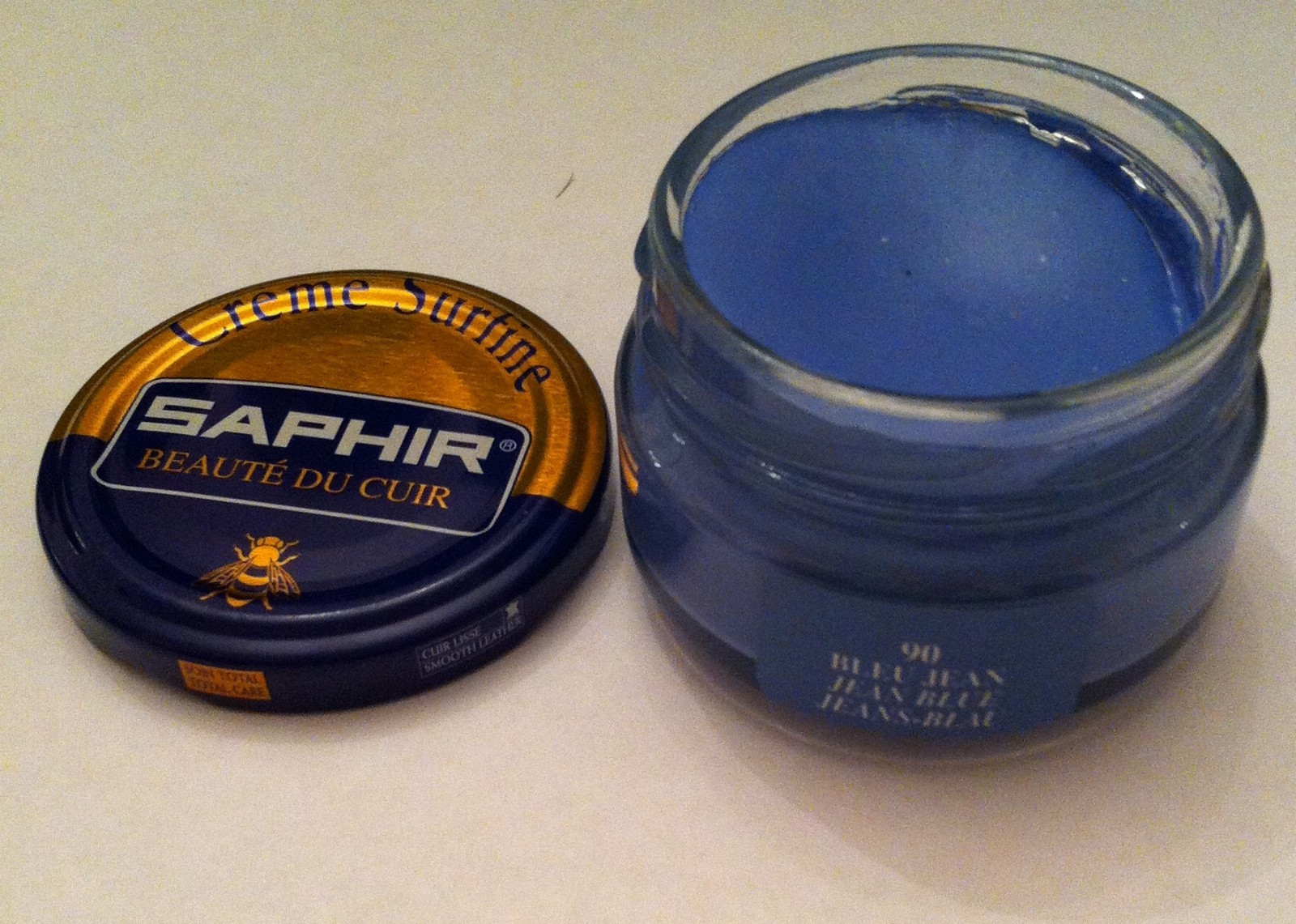 Blue Leather Renovator / Shoe Polish Woly Tarrago Saphir Free UK Post