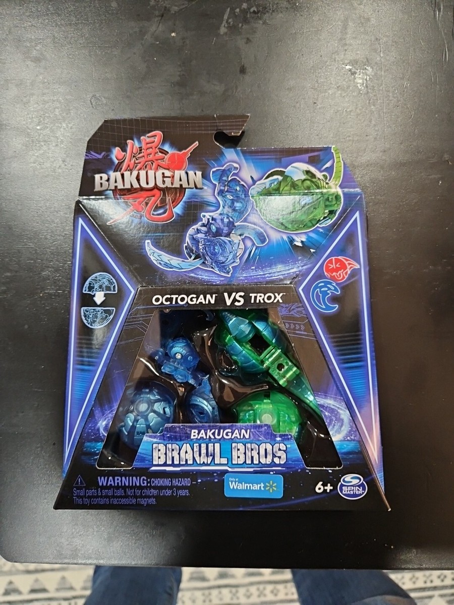 NEW! Bakugan Brawl Bros Octogan VS Trox Walmart Exclusive