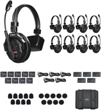 SYNCO XTalk X9 2.4G Full-Duplex AEC Wireless Intercom Headset System 9-Person