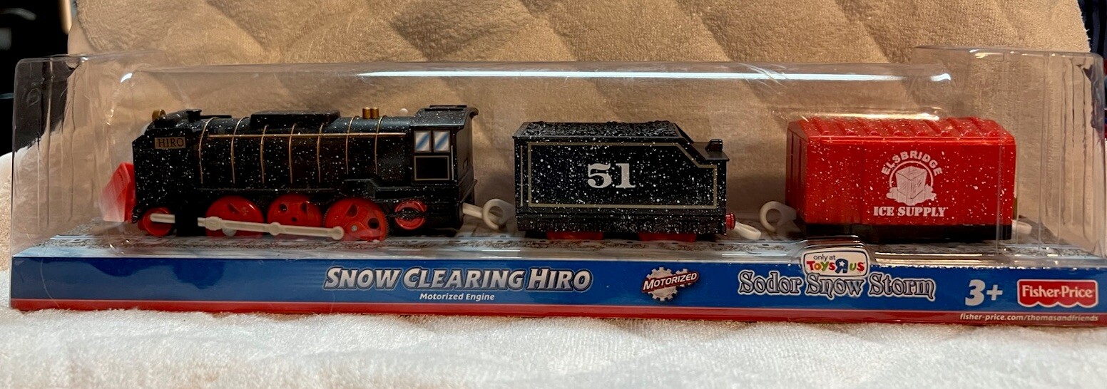 Thomas & Friends Trackmaster Snow Clearing Hiro 2012 Exclusive Rare Collectible