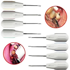 Dental Luxating Elevators PDL Periotome Luxation Root Extracting Extraction Kit