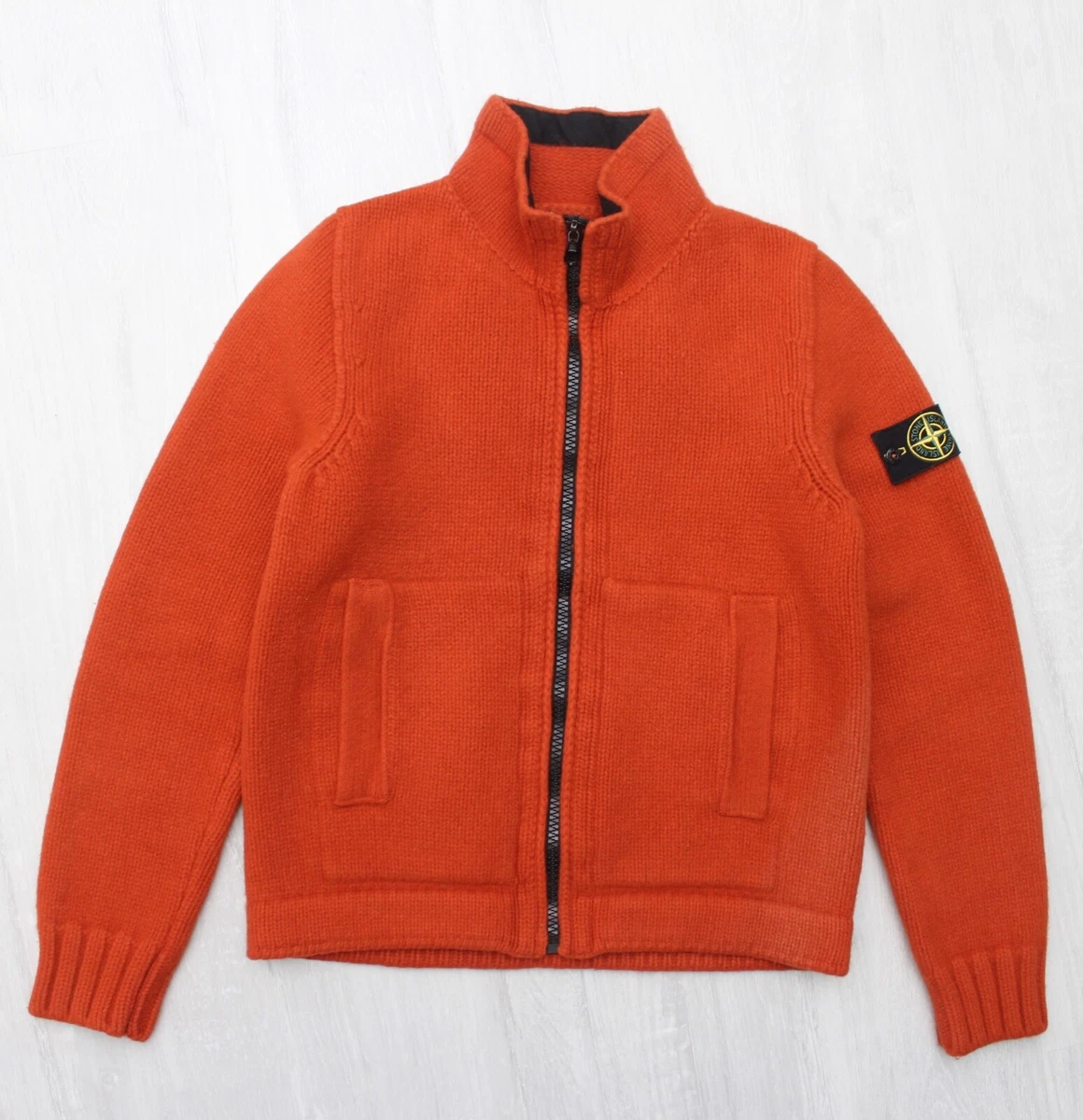 Stone island store zipper sweater