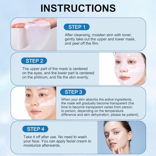 4 Bio Collagen Anti-Wrinkle Moisture Hydrating Lifting Overnight Deep Face Mask - Picture 5 of 8
