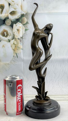 BRONZE NUDE WOMAN Girl Model Home Decor Erotic Sculpture Closeout Artwork Art - Picture 2 of 6