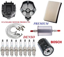 Tune Up Kit Filters Cap Rotor Wire Plugs For CADILLAC DEVILLE V8 4.9L 1991-1995