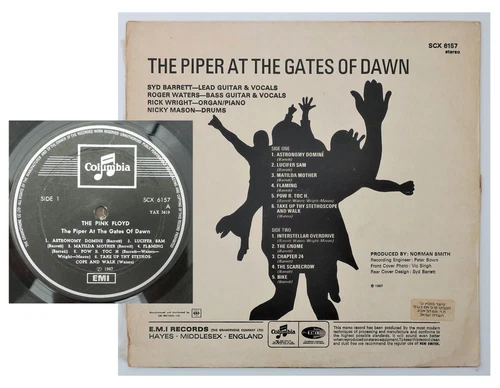 PINK FLOYD THE PIPER AT THE GATES OF DAWN Different Early Israeli Press LP