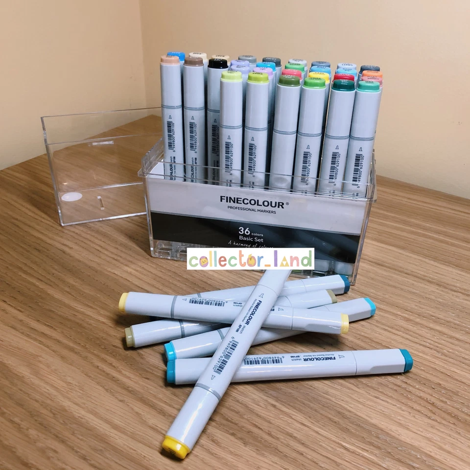 Pluma EF100 boceto fino marcador punta dura doble extremo recargable variación Reino Unido Foto 2 de 4