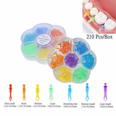 6Size Mixed Dental Diamond Wedges Diastema Matrix Wedge