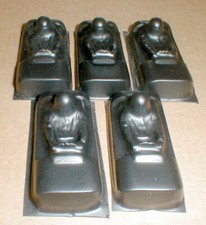  5 Booth F1 Slot Car Narrow Driver Interiors  74B NOS 1" X 2" Vintage 1960 NOS