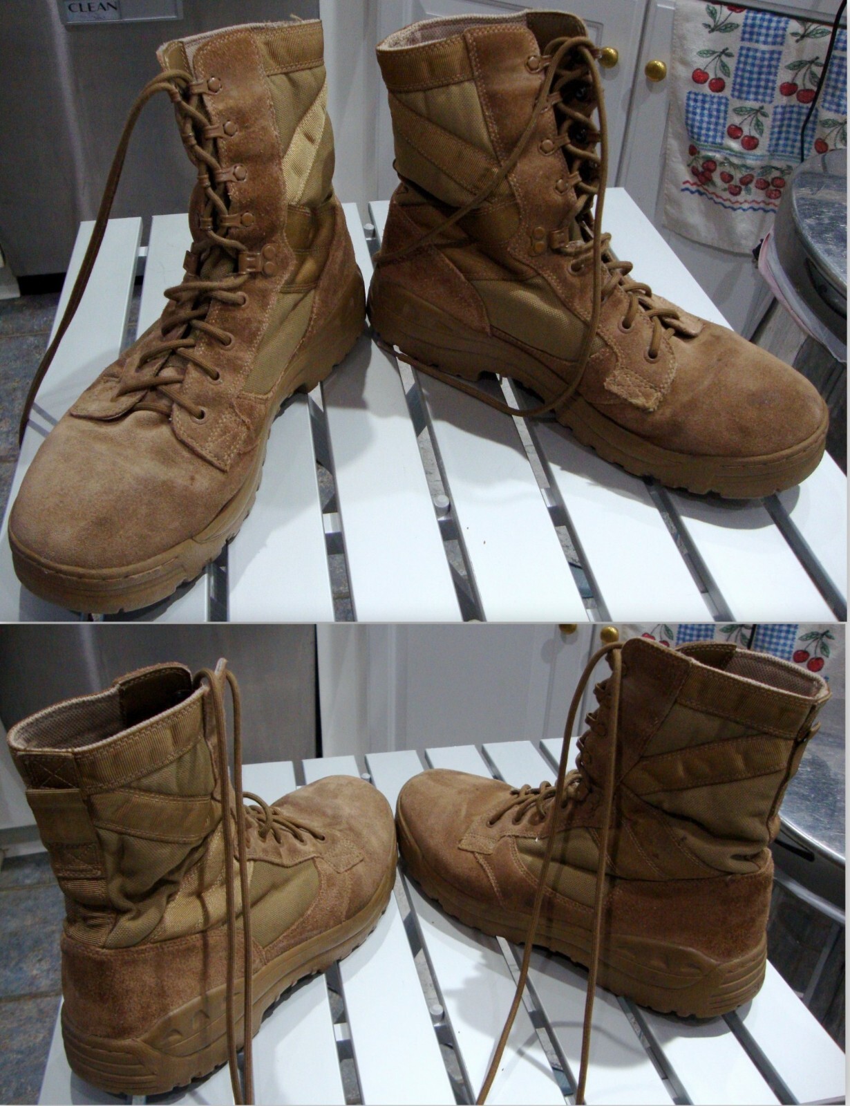 Magnum Sand Brown Beige Amazon 5 Military Issue Desert Boots Size 11.5