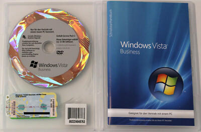 Microsoft Windows Vista Business - 32-Bit, SP1, Deutsch - W7 Upgrade-Option