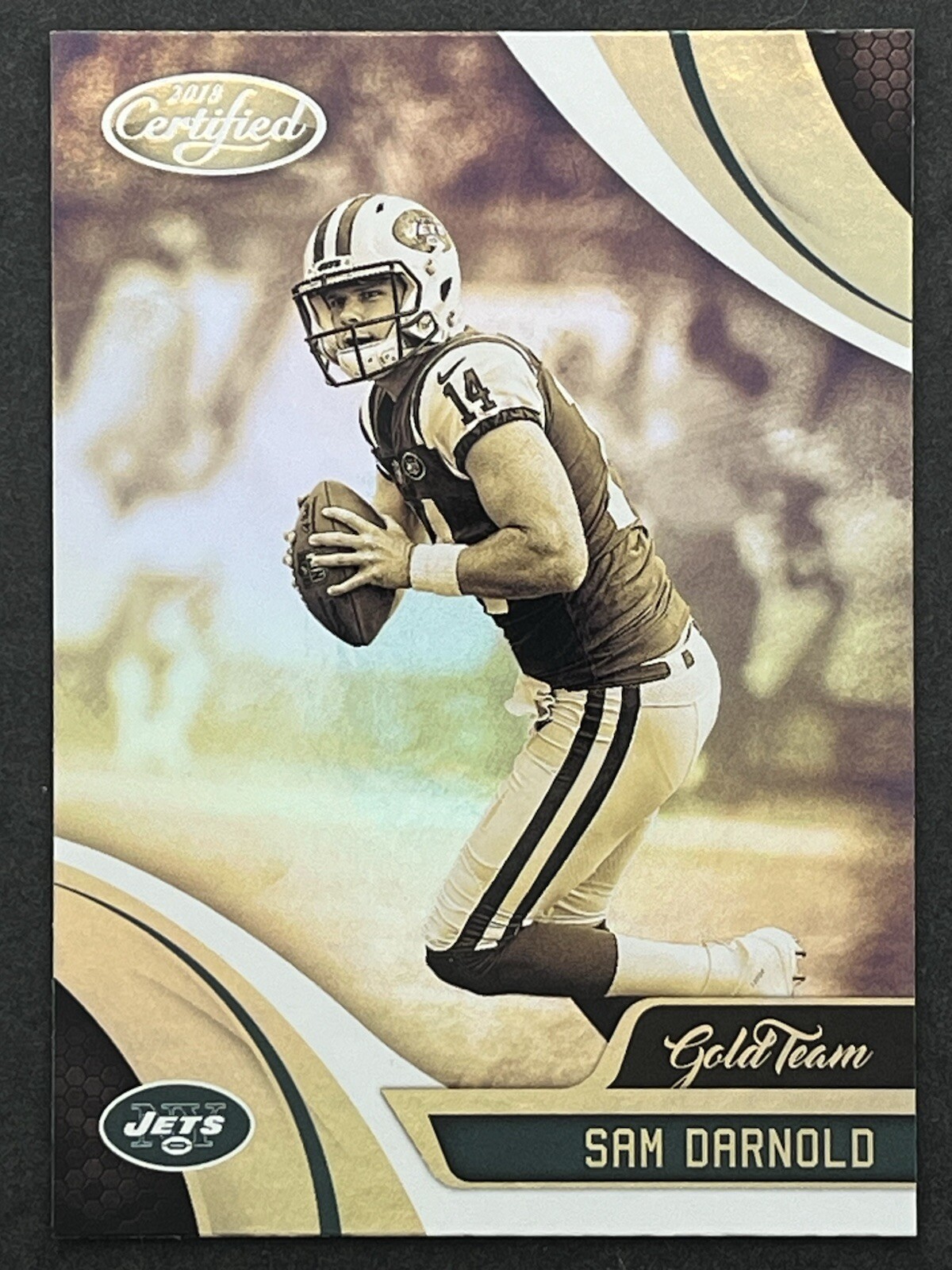 2018 Panini Certified Sam Darnold Gold Team #GT-SAD Rookie Minnesota Vikings