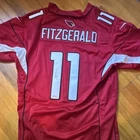 Larry Fitzgerald Arizona Cardinals #11 Signed NFL On Field Auth Jersey BAS Auth