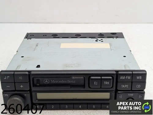OEM 1996 Mercedes S420 4.2L Factory Radio Cassette Player