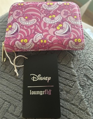 Loungefly Disney Alice In Wonderland Cheshire Cat Mini Zipper Wallet 