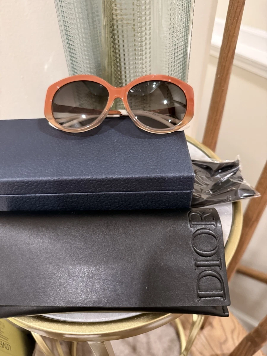 Dior Oversized Orange Sunglasses for Women for sale | eBay