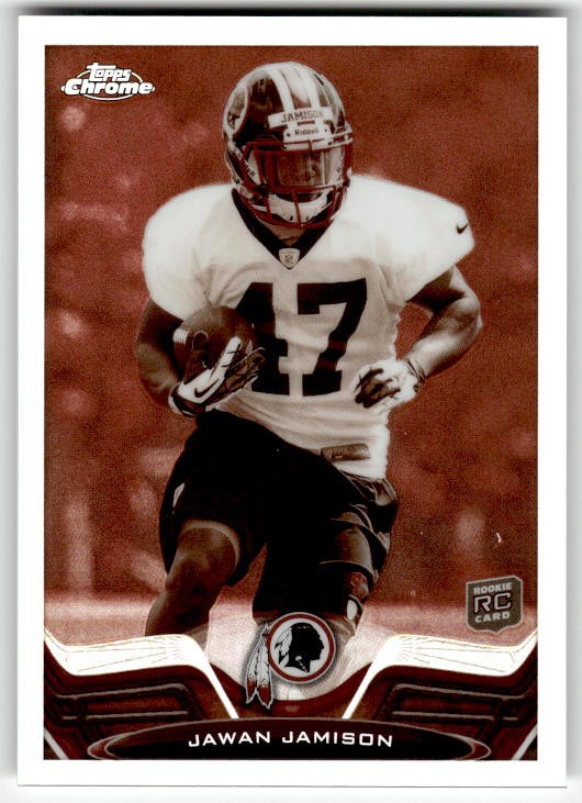 2013 Topps Chrome Sepia Refractors Jawan Jamison Rookie #135 #/99 Redskins RC
