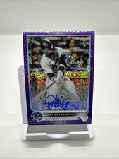 2022 Topps Chrome Rookie Autographs Payton Henry #RA-PH Purple Refractor /299