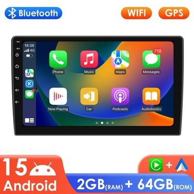 Apple CarPlay Android 15.0 Double Din 10.1'' Car Stereo Radio Multimedia GPS Navi