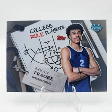 2024-25 Bowman Chrome U Nolan Traore #CRP-17 College Rule Playbook