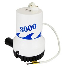 Marine Tauchpumpe 3000GPH Lenzpumpe 12600 l/h, 4 Meter F&ouml;rderh&ouml;he Wasserpumpe