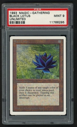 ***PSA 9 Unlimited Black Lotus*** MTG Unlimited Magic Kid Icarus