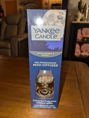 Yankee Candle Midsummer's Night Pre Fragranced 5 Reed Diffuser Extremely HTF